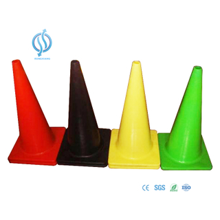 Extendable Yellow Traffic Cone for Roadway Safety