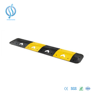 Reflective Recycled Rubber Speed Humps