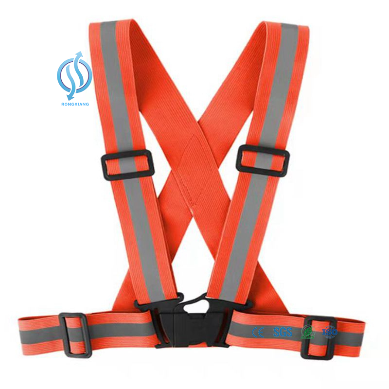 Elastic Reflective Vest with Pockets for Work Safety