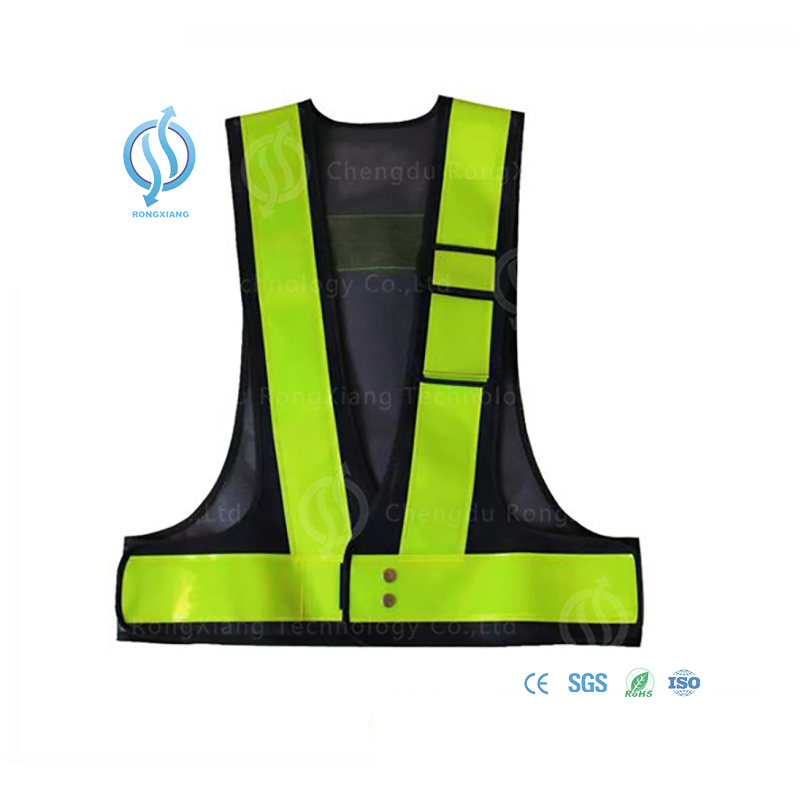 Personalized Reflective Vest with Led Lights for Work Safety