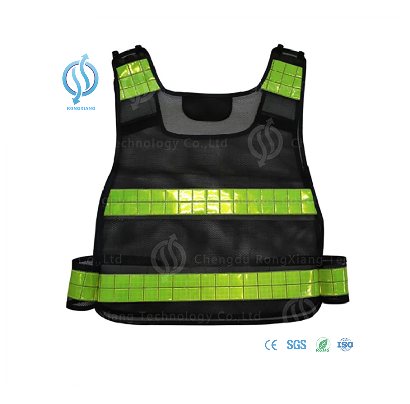 Stylish Reflective Vest with Zip Off Sleeves for Police