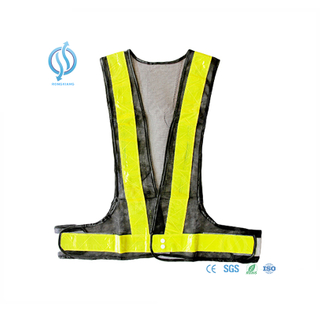 Personalized Reflective Vest with Led Lights for Work Safety