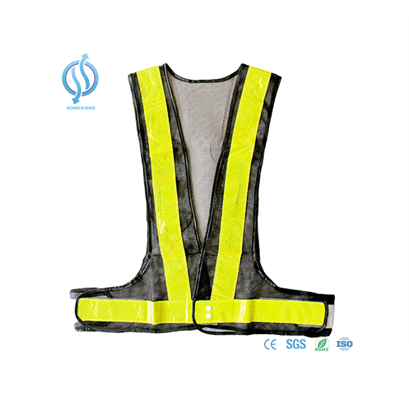 High Visibility Reflective Vest with Led Lights for Police